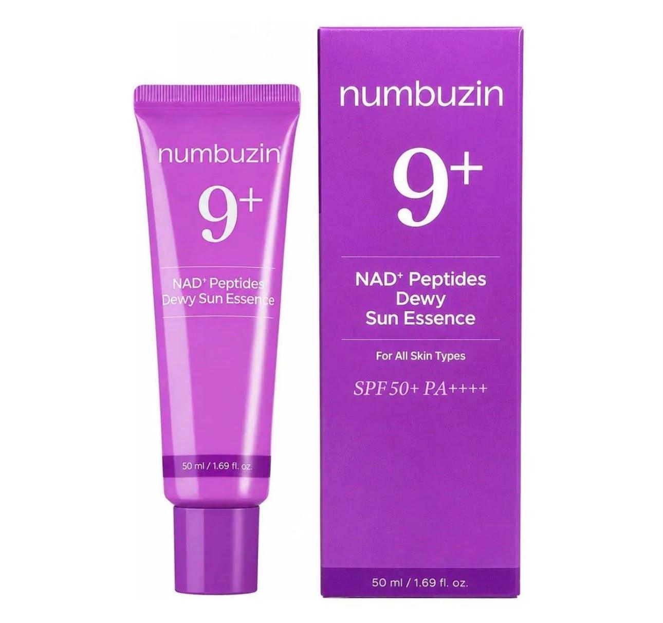 numbuzin No.9 NAD+ Peptides Dewy Sun Essence 50ml
